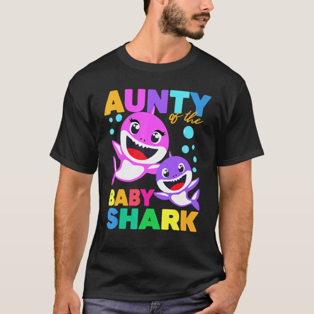 Andel av Baby-födelsedagshajen Shark Chris T Shirt (Framsida)