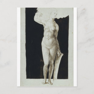 Andel studie av Human Figur efter Durer Vykort