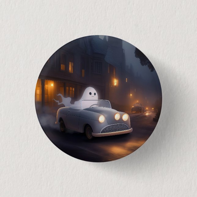 Andelen Hallow'Kväll | En Ghost's Joyride Knapp (Framsida)