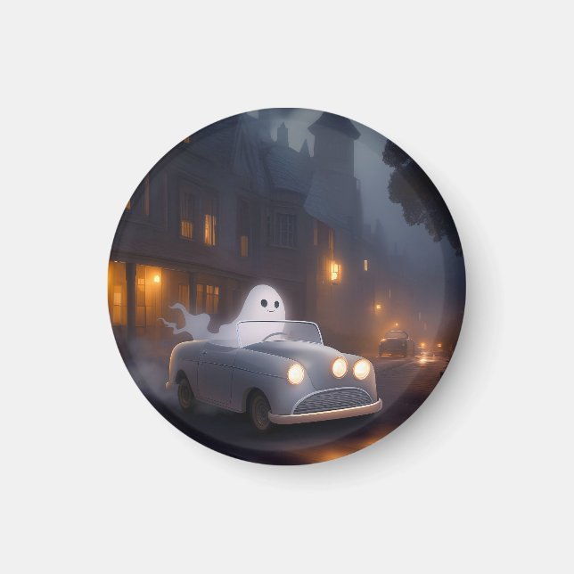 Andelen Hallow'Kväll | En Ghost's Joyride Magnet (Framsidan)