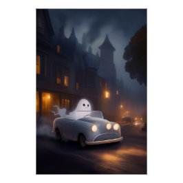 Andelen Hallow'Kväll | En Ghost's Joyride Perfect Poster