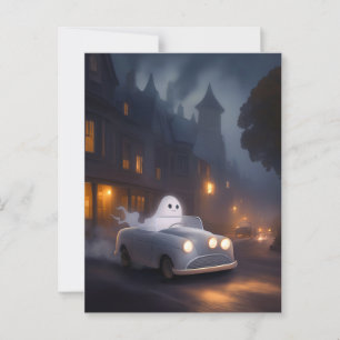 Andelen Hallow'Kväll En Ghost's Joyride Vykort