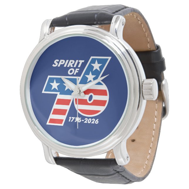Anden av 76 - Amerikas 250-årsdag 1776-2026 Armbandsur (Vinklad)