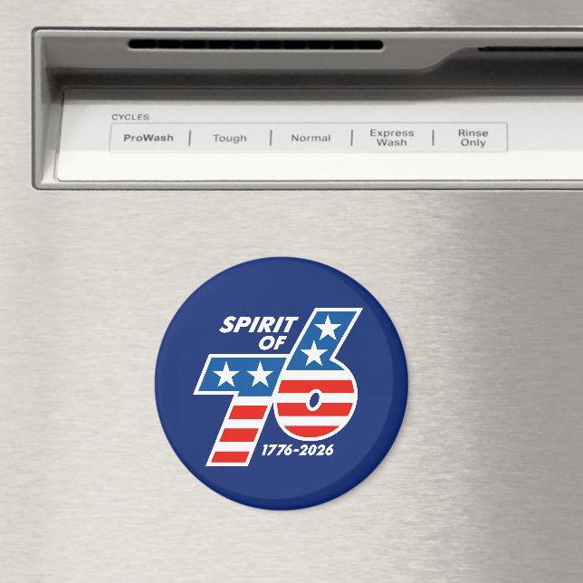 Anden av 76 - Amerikas 250-årsdag 1776-2026 Magnet (In Situ (Dishwasher))