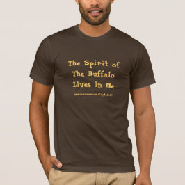 Anden av buffeln bor i mig! t-shirt