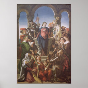 Anden av chivalryen, c.1845 poster