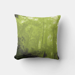 Anden av träden görar grön fotografiskt kudder kudde