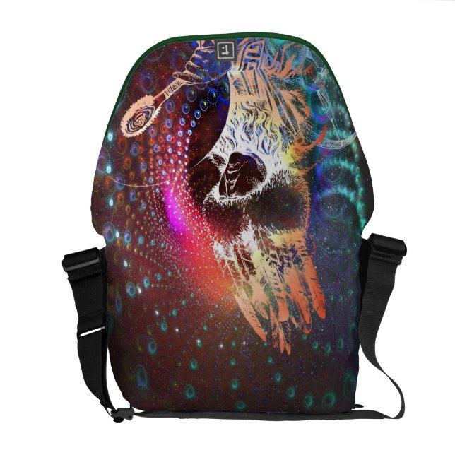 Anden passerar Shamandrömmessenger bag Messenger Bag (Öppen Baksida)