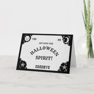 Anden stiger ombord kortet för den Halloween Kort