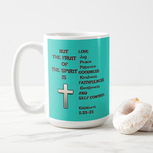 Andens frukt religion kaffemugg (Med munk)