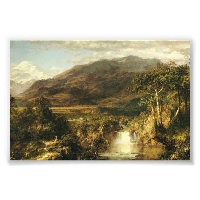 Andernas hjärta av Frederic Edwin Church Fototryck (Framsidan)