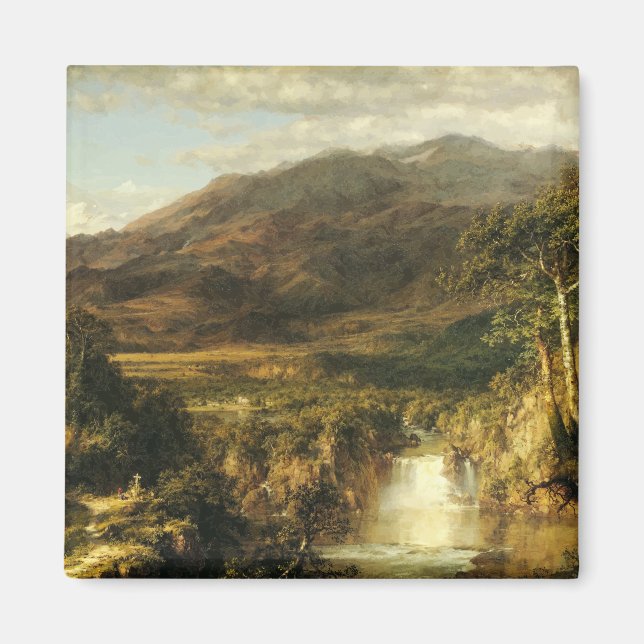 Andernas hjärta av Frederic Edwin Church Magnet (Framsidan)