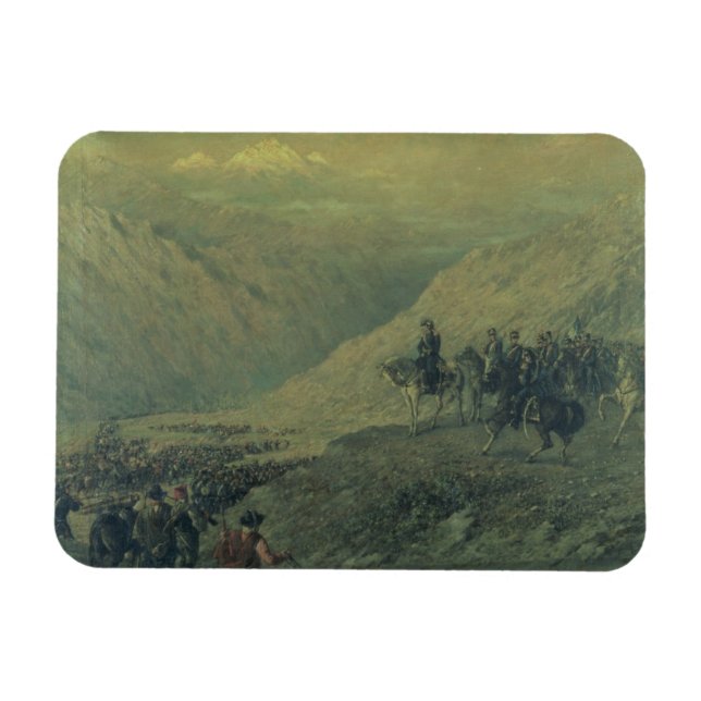 Andernas passage 1817 (olja på arbetsyta) magnet (Horisontell)