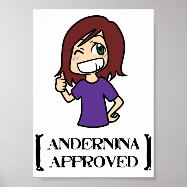 Andernina Godkänd Poster (Framsidan)