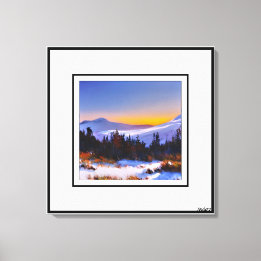 Anders Artist* Sunrise in the Colorado Mountain* Canvastryck