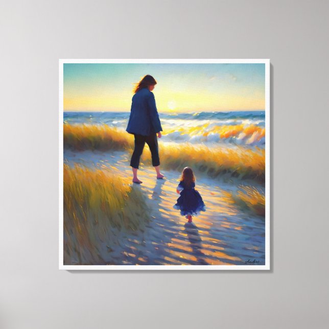 Anders Artistry* Mor och Dotter * Canvastryck (Framsida)