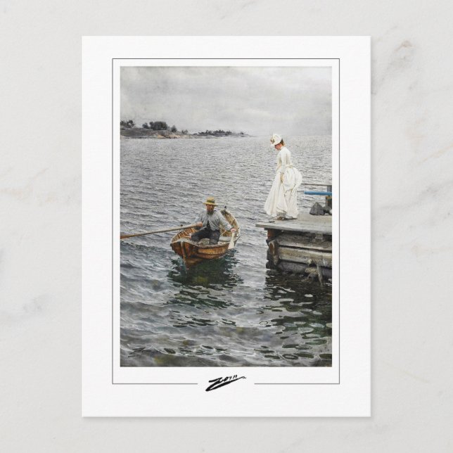 Anders Zorn #128 - Finkonst Postkort Vykort (Framsida)