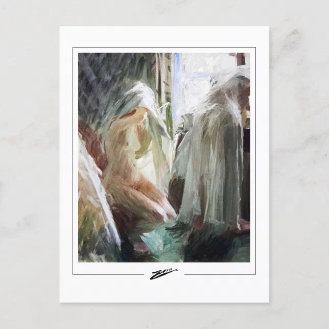 Anders Zorn #12 - vykort för finkonst | Zazzle.se