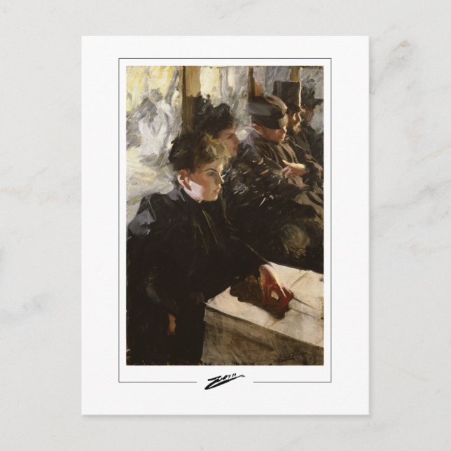Anders Zorn #217 - Finkonst Postkort Vykort (Framsida)