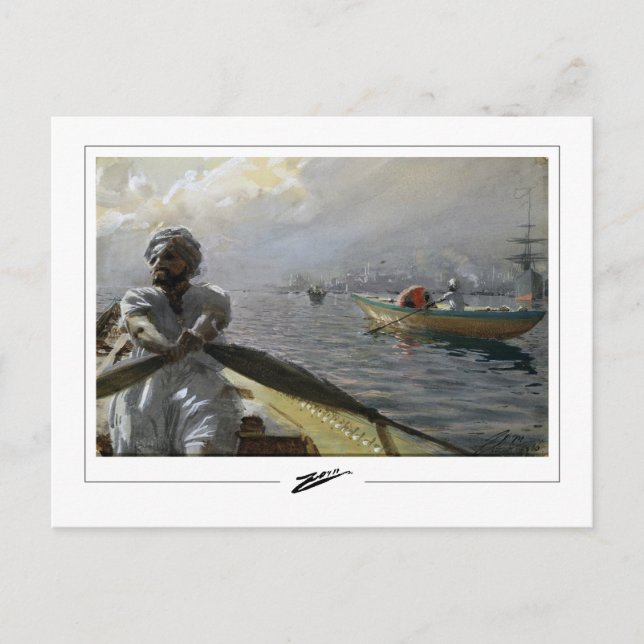 Anders Zorn #259 - Finkonstkort Vykort (Framsida)