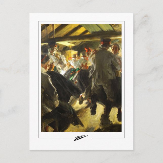 Anders Zorn #269 - vykort för konstföremål (Framsida)