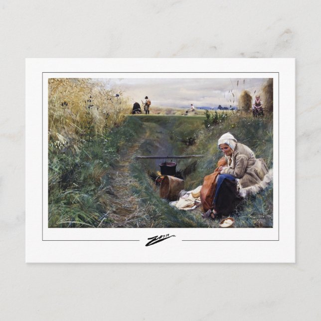 Anders Zorn #26 - Finkonst Postkort Vykort (Framsida)