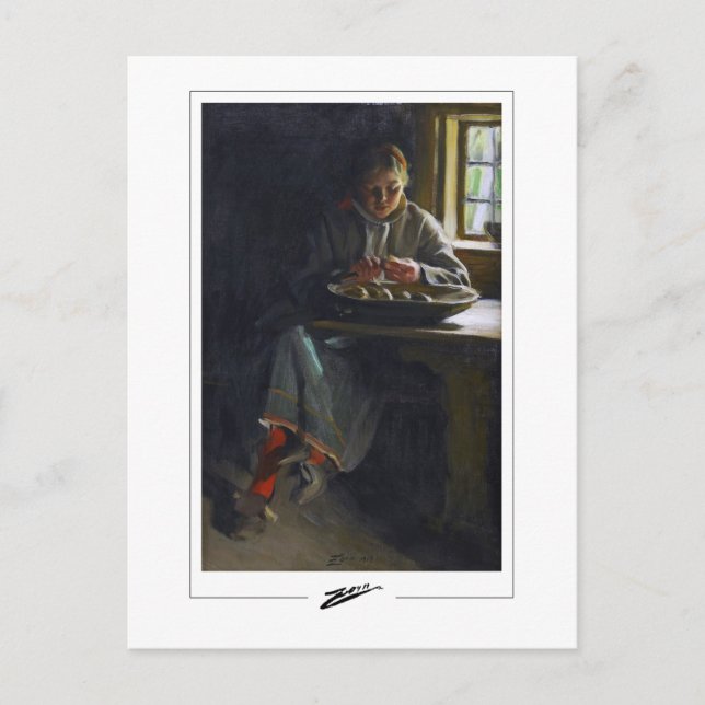 Anders Zorn #277 - Finkonst Postkort Vykort (Framsida)