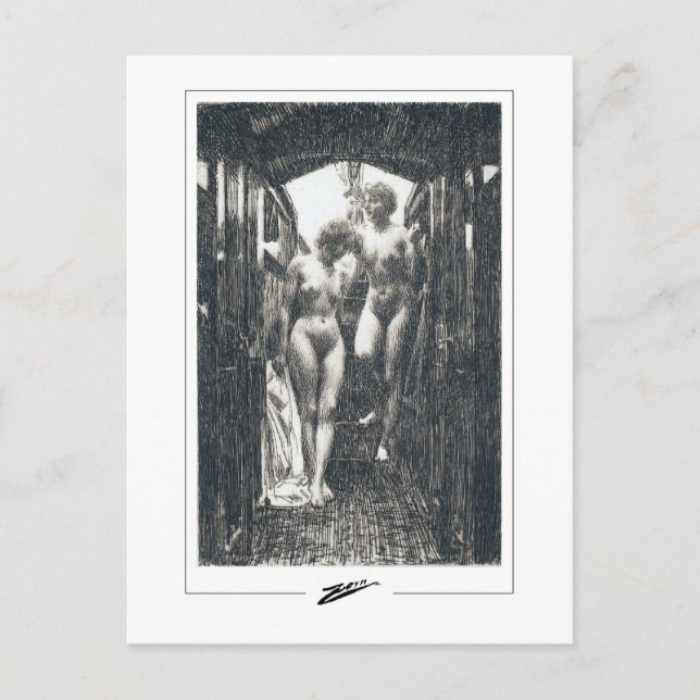 Anders Zorn #279 - Finkonstkort Vykort (Framsida)