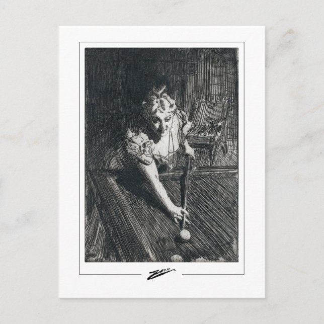 Anders Zorn #309 - Finkonst Postkort Vykort (Framsida)