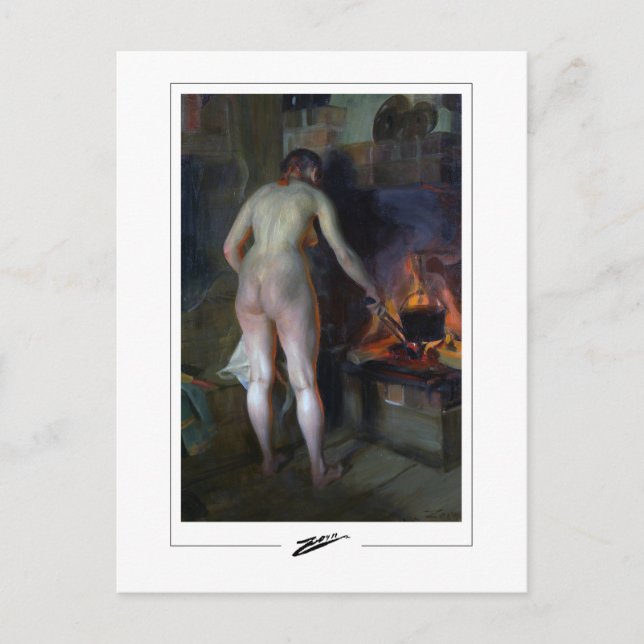 Anders Zorn #312 - Finkonst Postkort Vykort (Framsida)