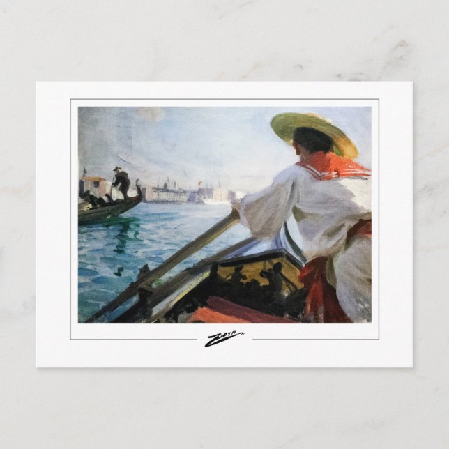 Anders Zorn #319 - Finkonst Postkort Vykort (Framsida)