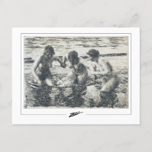 Anders Zorn #328 - vykort för konst