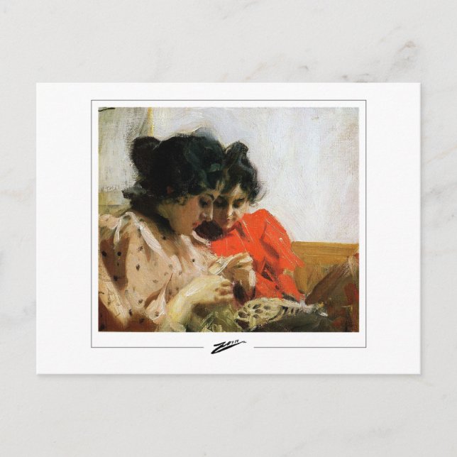 Anders Zorn #330 - Finkonst Postkort Vykort (Framsida)
