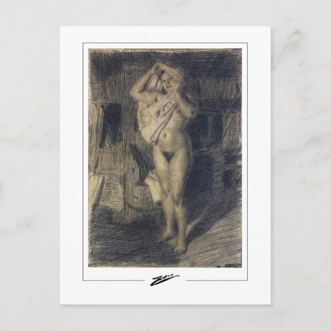 Anders Zorn #335 - Finkonst Postkort Vykort (Framsida)