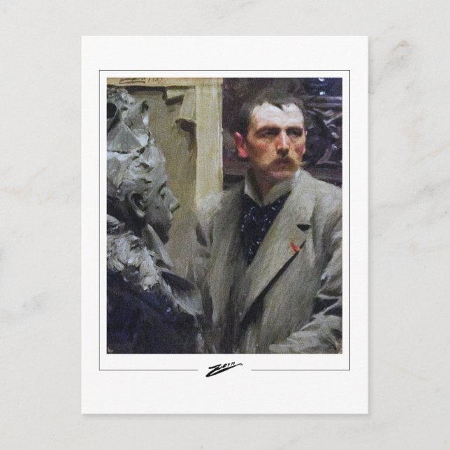 Anders Zorn #33 - vykort för konstföremål (Framsida)