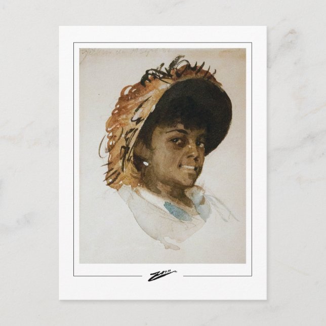 Anders Zorn #347 - Finkonst Postkort Vykort (Framsida)