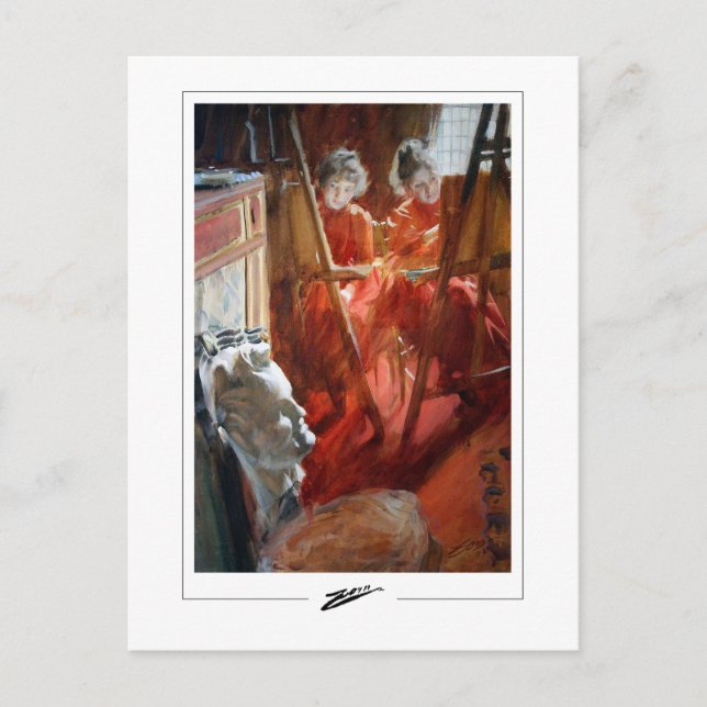 Anders Zorn #366 - Finkonst Postkort Vykort (Framsida)