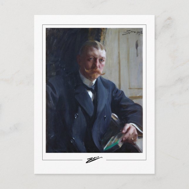 Anders Zorn #384 - vykort för konst (Framsida)