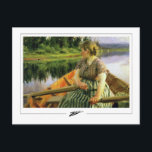 Anders Zorn #51 - Finkonstkort Vykort<br><div class="desc">Anders Zorn - Midnatt 1891. Konst & signatur-kort #51 av The Zedign House. För fler bilder & design från Anders Zorn - Målningar & Teckningar,  besök https://books.zedign.com/zas/73.html</div>