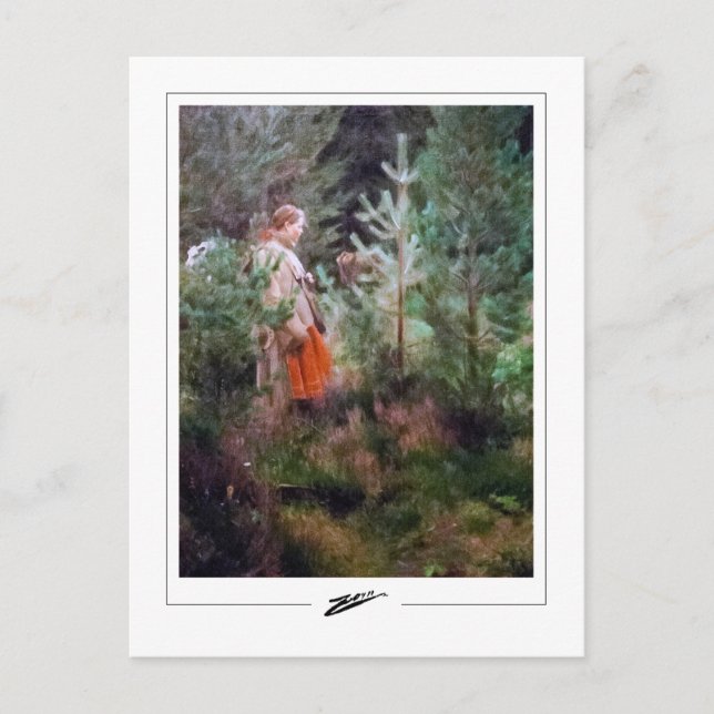 Anders Zorn #7 - Finkonst Postkort Vykort (Framsida)