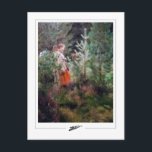 Anders Zorn #7 - vykort för konst<br><div class="desc">Anders Zorn - Herdsmaid. Art & namnteckning vykort nr 7 av The Zedign House. Om du vill ha mer bilder & design från Anders Zorn - Paintings & Teckning går du till https://books.zedign.com/zas/73.html</div>