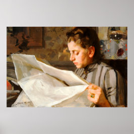 Anders Zorn - affisch för läsning CC0275