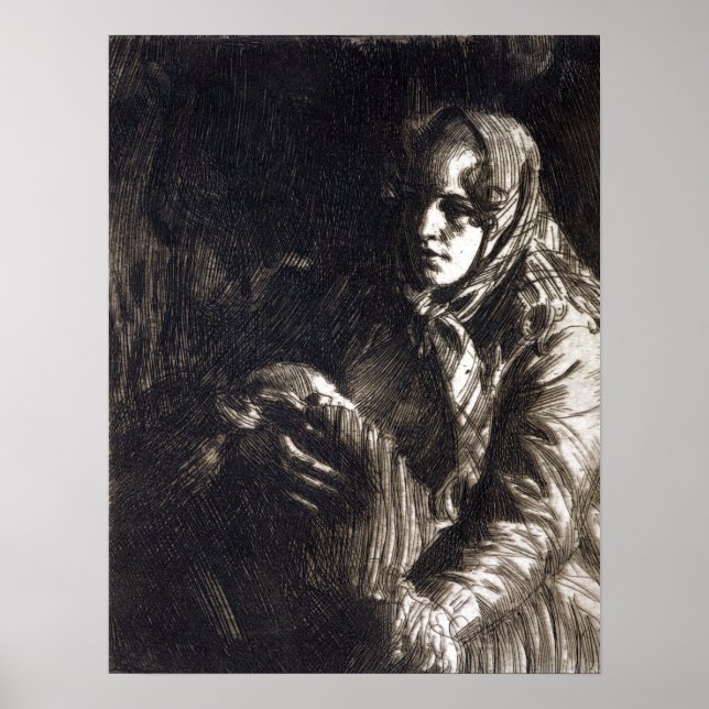 Anders Zorn Madonna Poster (Framsidan)