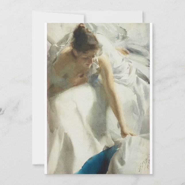 Anders Zorn - Reveil Inbjudningar (Framsida)