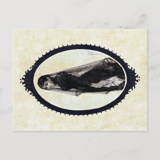 Anders Zorn, Widow-vykort Vykort (Framsida)