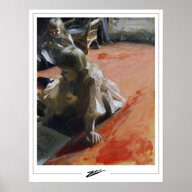Anders Zorn Zedign Art Poster #11 (Framsidan)