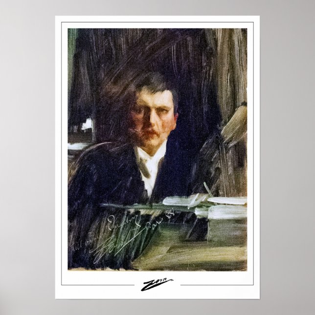 Anders Zorn Zedign Art Poster #13 (Framsidan)