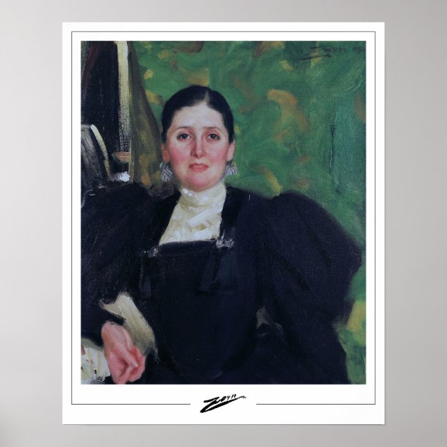 Anders Zorn Zedign Art Poster #308 (Framsidan)