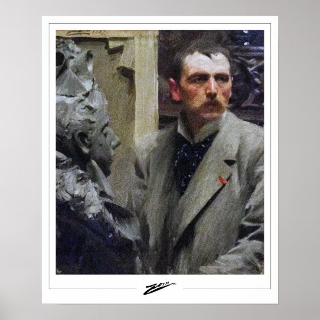Anders Zorn Zedign Art Poster #33 (Framsidan)