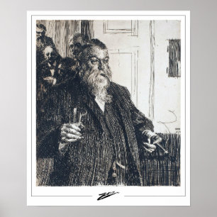 Anders Zorn Zedign Art Poster #346